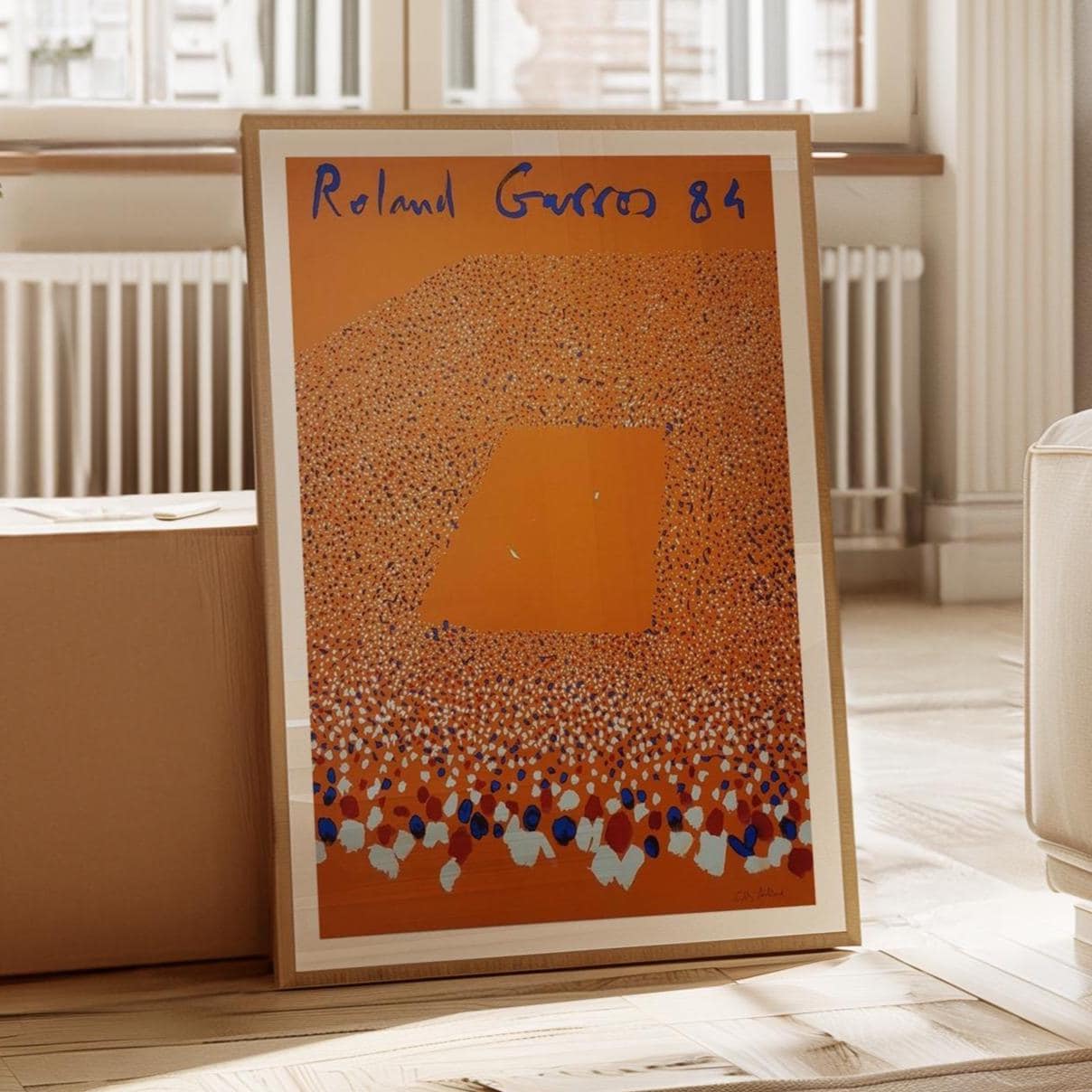 Roland Garros, 1984 | Tennis Poster | Museum-Quality Giclée Printing | Tennis Gifts | Contemporary Wall Art