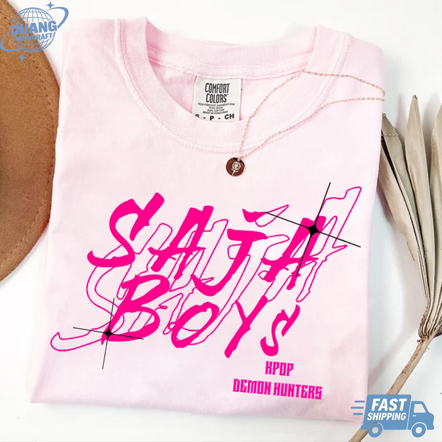 Kpop Saja Boys Shirt, Kpop Demon Hunters T-shirt, Demon Hunters Merch, Kpop Huntrix Pin shirt, Saja Boys Fan Gifts