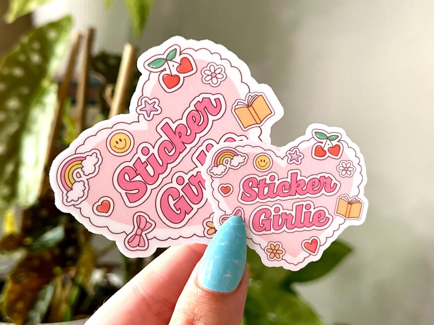 Sticker Girlie Waterproof Sticker, Mental Health Stickers, Handdrawn Art, Bestfriend Gifts, Positivity, Funny