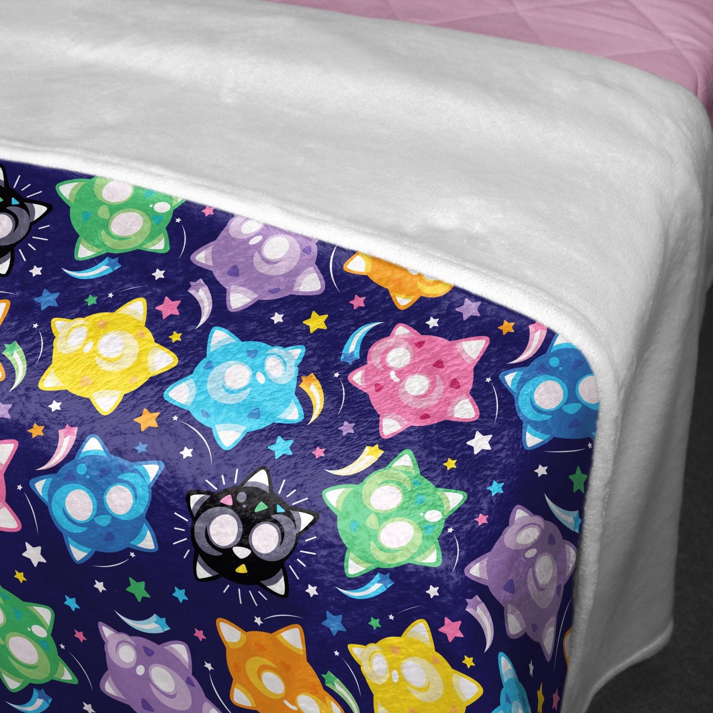 Minior Fleece Blanket Home Decor Throw Blanket Bedroom Decor Baby Blanket Cute Minior Sprites Blanket Minior Blanket Gifts