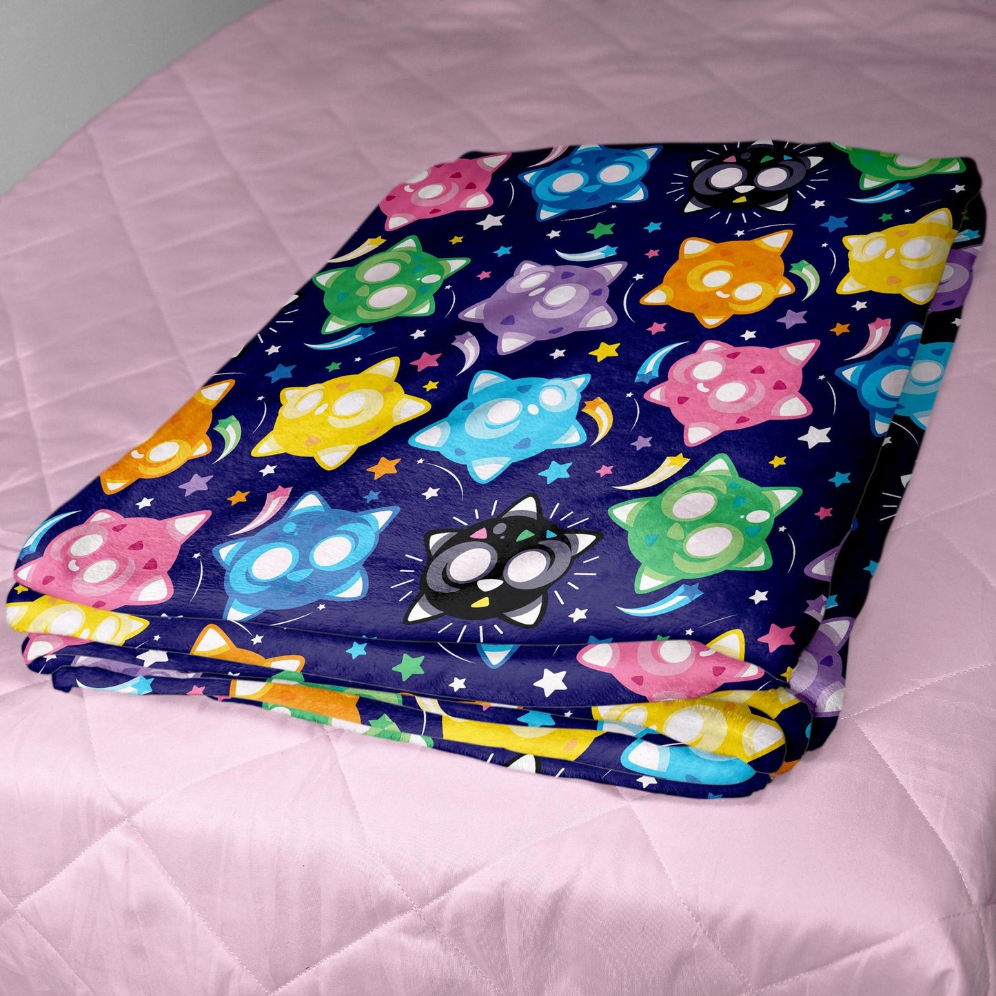 Minior Fleece Blanket Home Decor Throw Blanket Bedroom Decor Baby Blanket Cute Minior Sprites Blanket Minior Blanket Gifts