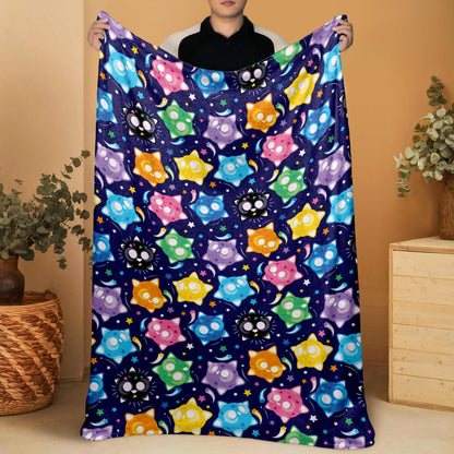 Minior Fleece Blanket Home Decor Throw Blanket Bedroom Decor Baby Blanket Cute Minior Sprites Blanket Minior Blanket Gifts