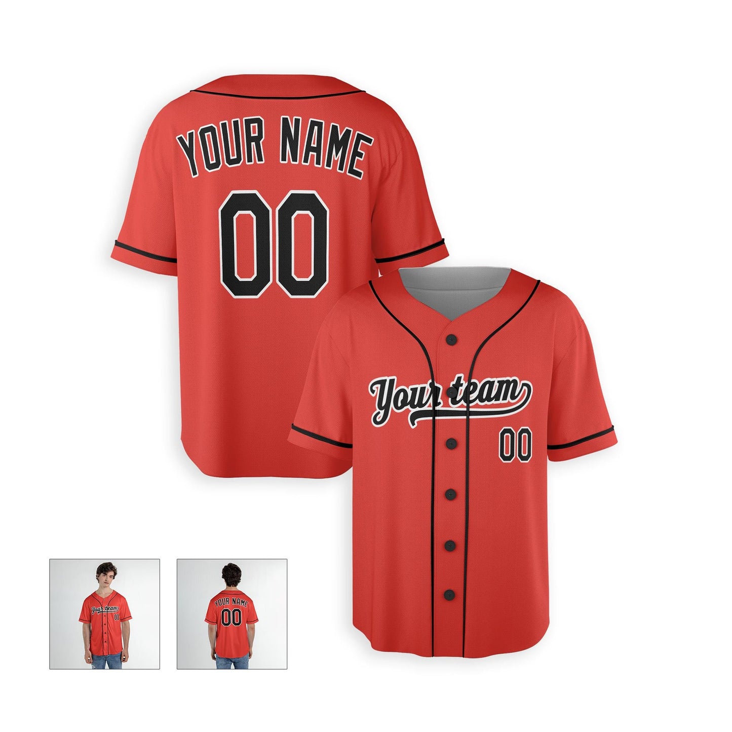 Personalized Baltimore Orioles Baseball Jersey: Sublimation Printing, Piping Options