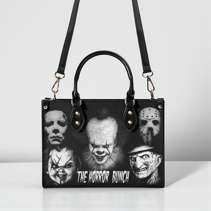 The Horror Bunch Handbag| Horror Handbag | Top-Grain Leather| Vegan Leather | Scary Movie Lovers Bag | Custom Tote Bag | Scary Movie Lovers