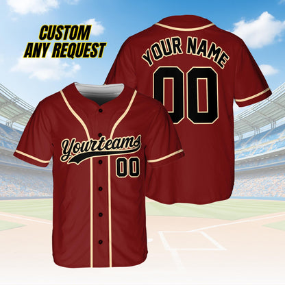 Personalized Team Name And Number Baseball Jersey,Custom Baseball Jersey Shirt,Baseball Jersey Uniform For Baseball Fans Baseball Lovers B18