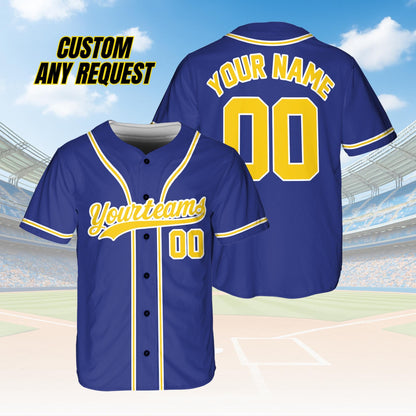 Personalized Team Name And Number Baseball Jersey,Custom Baseball Jersey Shirt,Baseball Jersey Uniform For Baseball Fans Baseball Lovers B18