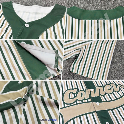 Custom Gradient Maroon White Baseball Jersey Men Women Kid Youth, Custom White Red Pinstripe Baseball Jersey Name Number Logo Baseball Shirt