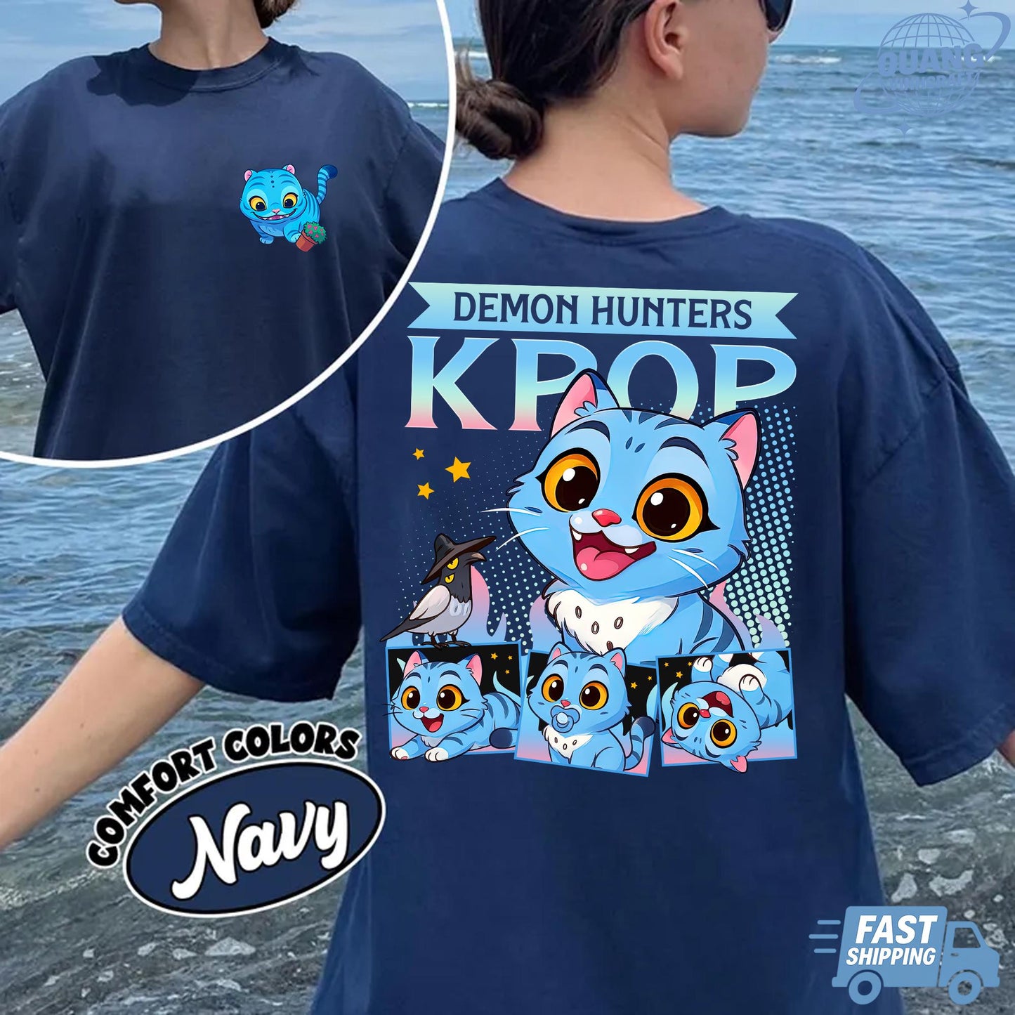Kpop Demon Hunters Tiger Shirt, Merch Kpop Shirt, Hunters Tiger fan, Derpy Tiger And Bird Demon Hunter Tiger Tee,Kpop Demon Hunters Shirt