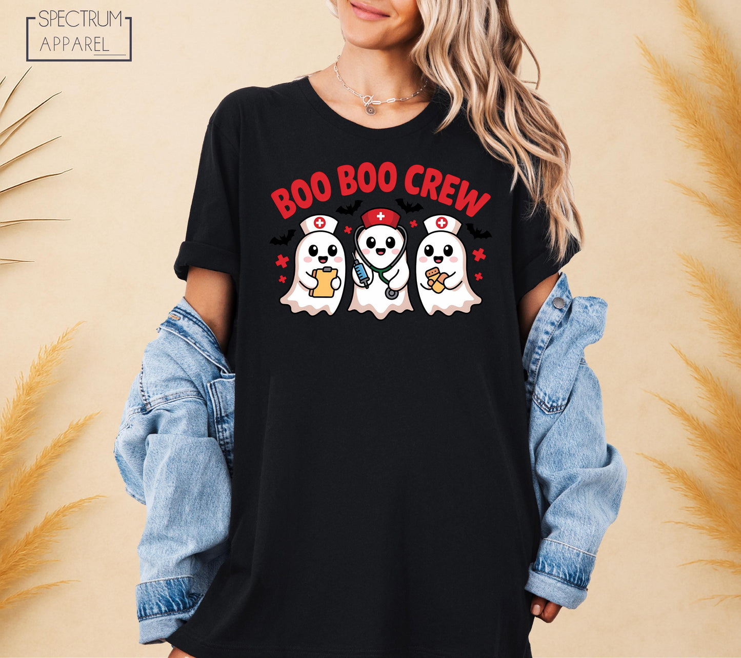 Boo Boo Crew T-Shirt, Boo Boo Crew Halloween Shirt, Cute Boo Boo Crew Shirt, Spooky Nurse Crew Tee, October Nurse Ghost Shirt, Fun Fall Tee