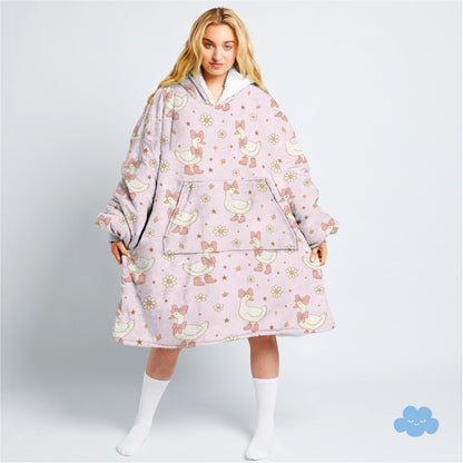 Coquette Silly Goose Hooded Blanket