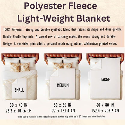 Cozy Fall Thanksgiving Blanket | Cute Turkey & Pumpkin Throw | Autumn Leaves Fleece Blanket | 3 Sizes | Thanksgiving Home Decor Gift