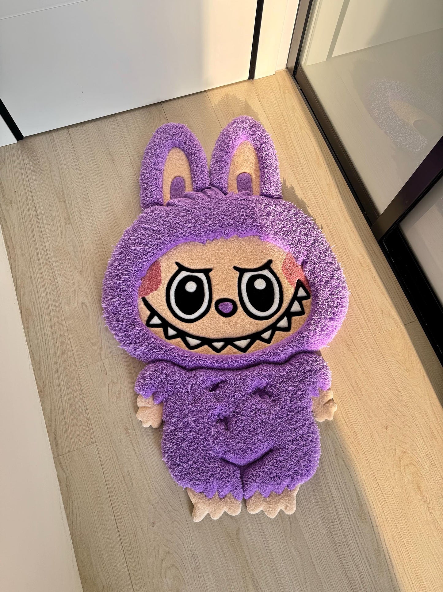 Fluffy Tufted 3D Character Rug: Handmade Kids Room Decor