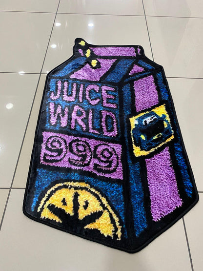 Juice World 999 rug, Classic Car Rug,Car Rug,Car pattern Rug, Retro Rug, Shaped Rug, Custom Rug,car shaped rug, living room decor,custom rug