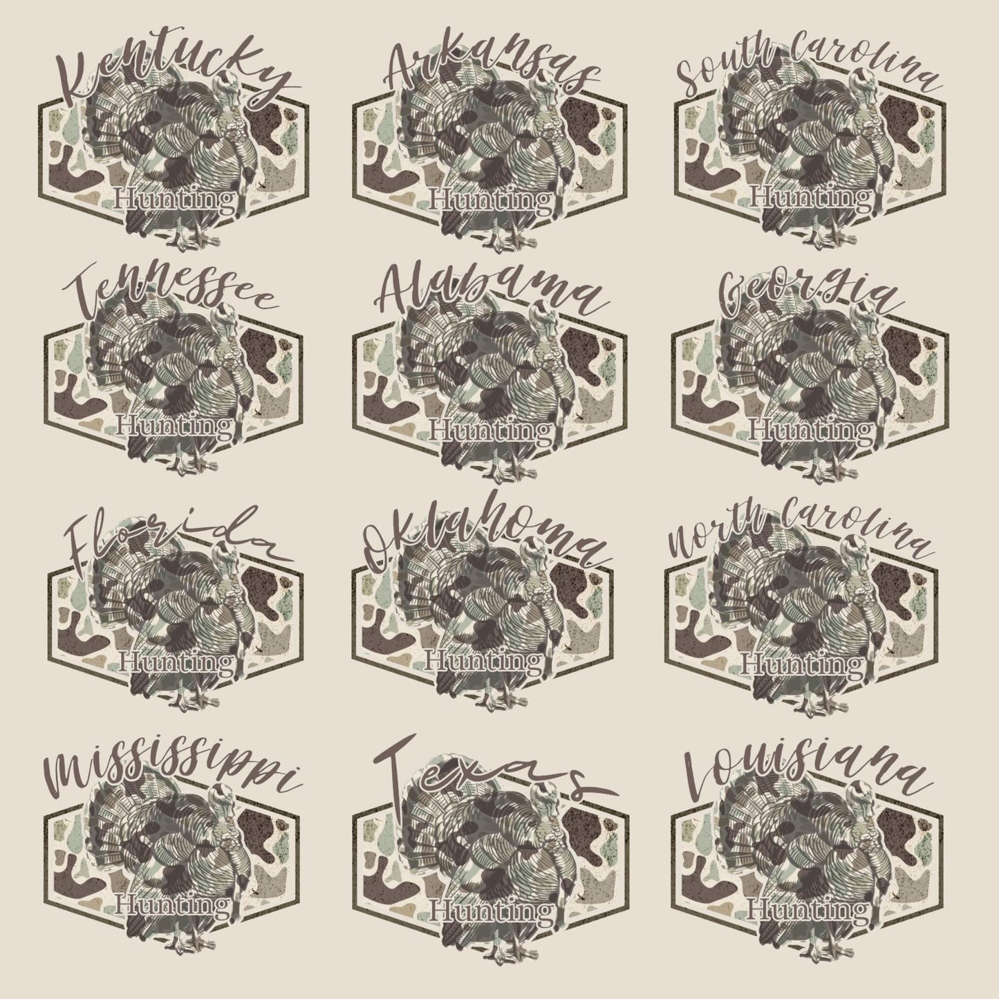 Choose Your State Turkey Hunting Shirt, Hunting Season & Turkey Hunter Tee, Gift for Him, Hunting Tee, Comfort Colors Shirt, Dad Gift