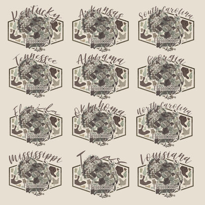 Choose Your State Turkey Hunting Shirt, Hunting Season & Turkey Hunter Tee, Gift for Him, Hunting Tee, Comfort Colors Shirt, Dad Gift