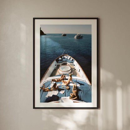 Luxury Yacht Poster: Museum Quality Photo Art Print