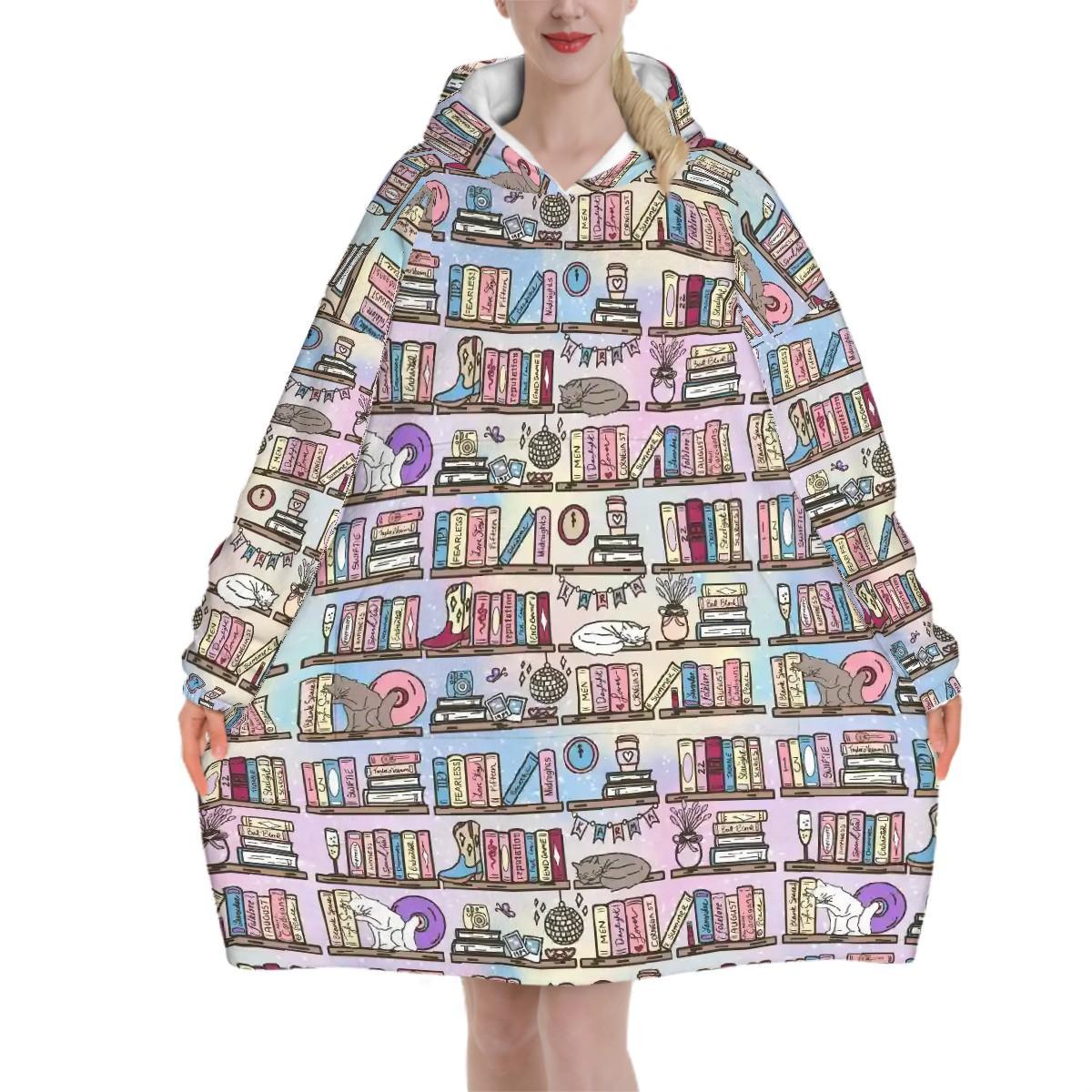 Taylors shelf Adult Blanket Hoodie please read description reader gift, comfy hoodie