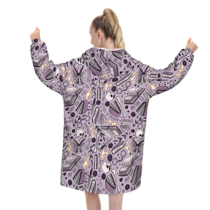 My TBR is full of trigger warnings dark romance Adult Blanket Hoodie please read description reader gift, comfy hoodie