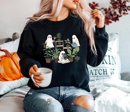 Ghost Plant Shirts Crazy Plant Lady TShirt, Ghost Plant Lady, Halloween Plants ,Ghost Plant Lady, Ghost Plant Shirts
