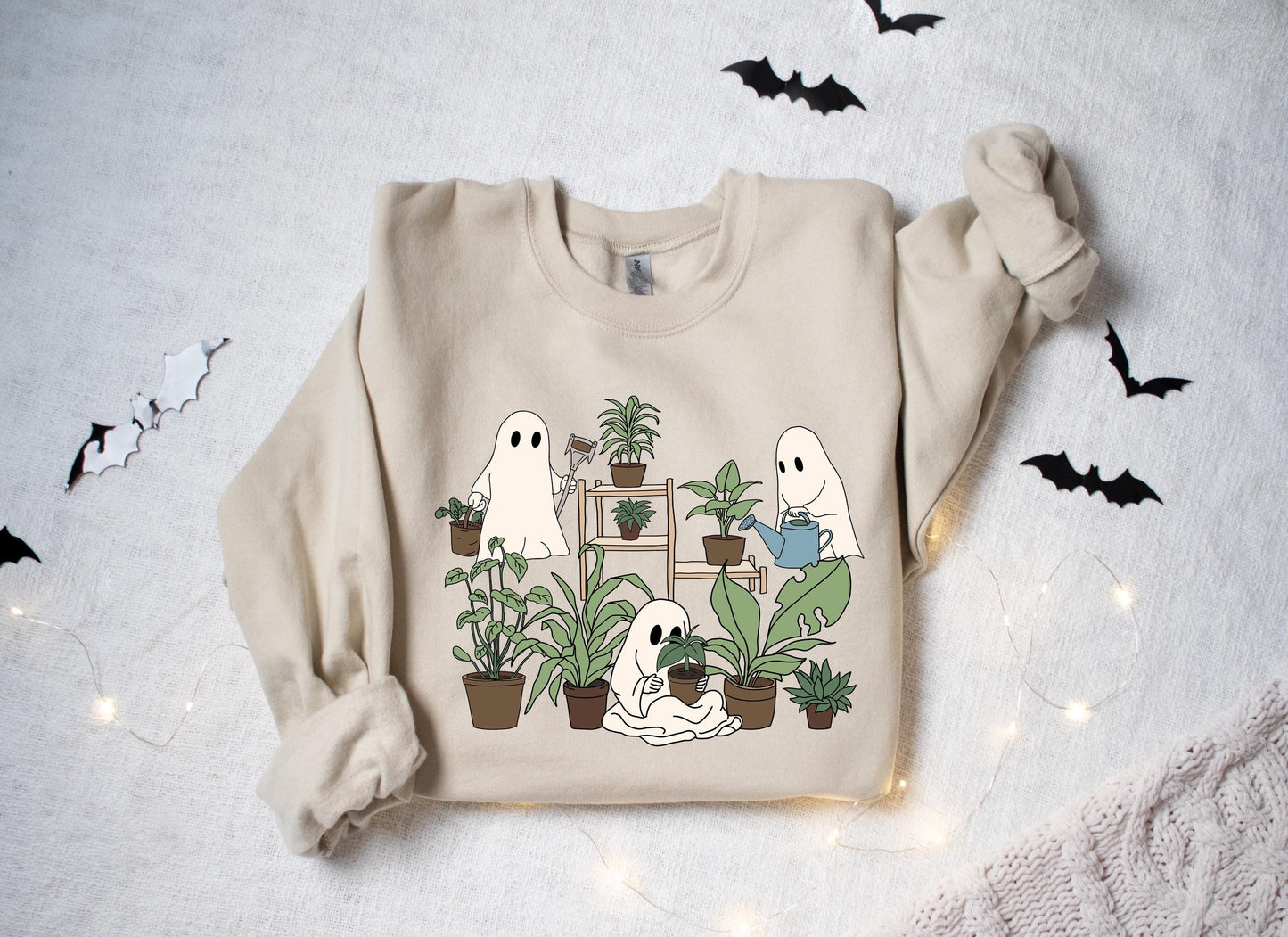Ghost Plant Shirts Crazy Plant Lady TShirt, Ghost Plant Lady, Halloween Plants ,Ghost Plant Lady, Ghost Plant Shirts