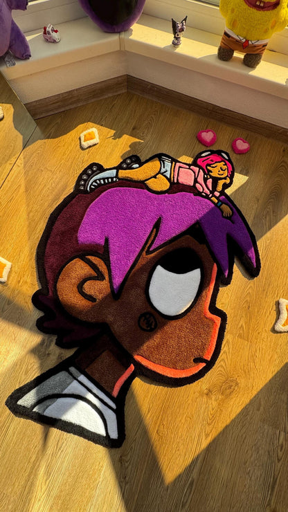 3.5 ft ~105 cm Custom tufted rug – Album Cover Carpet, Handmade Fluffy Rug, Meme Decor for Bedroom or Living Room, Cute Gift for Fans