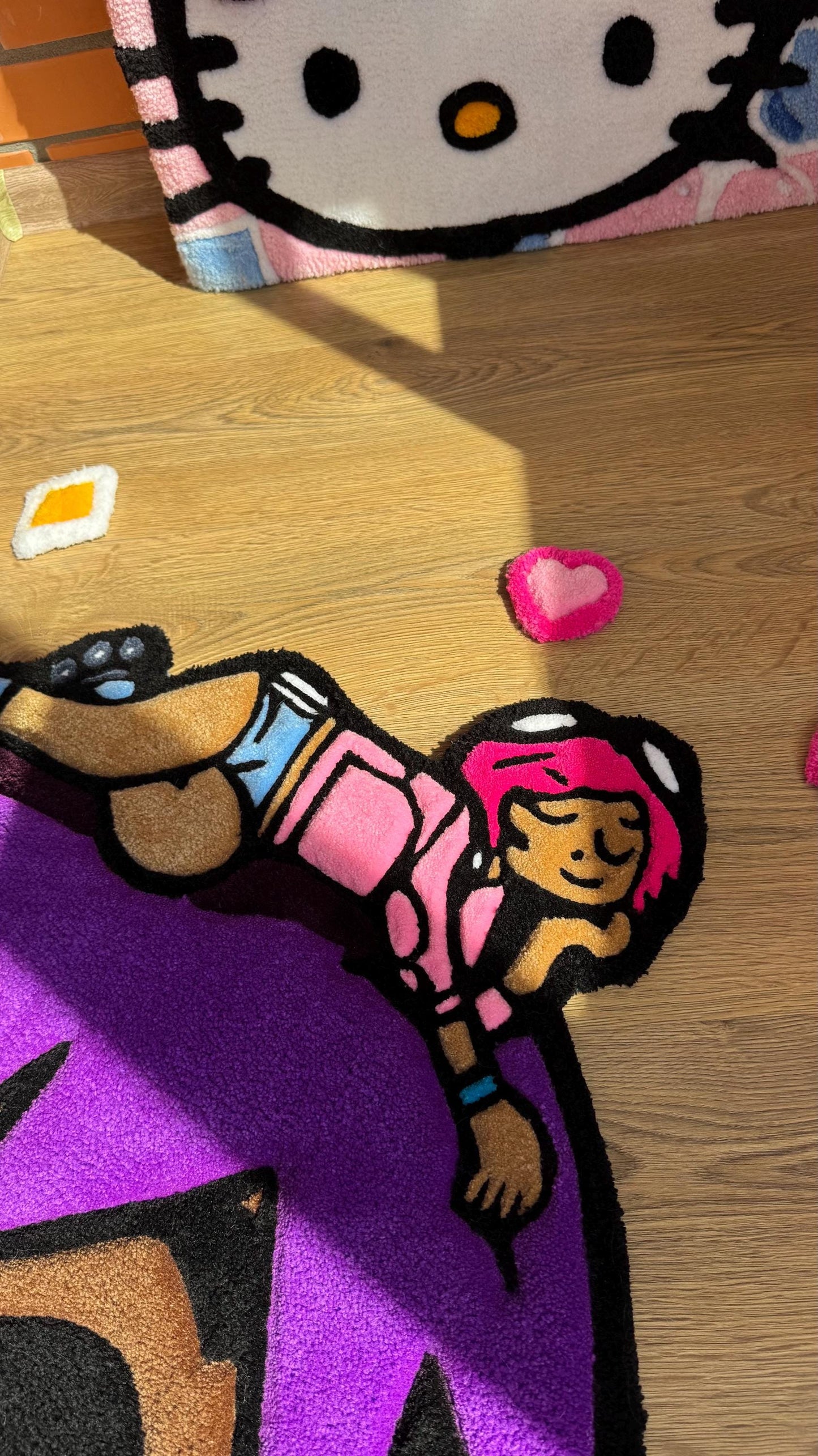 3.5 ft ~105 cm Custom tufted rug – Album Cover Carpet, Handmade Fluffy Rug, Meme Decor for Bedroom or Living Room, Cute Gift for Fans