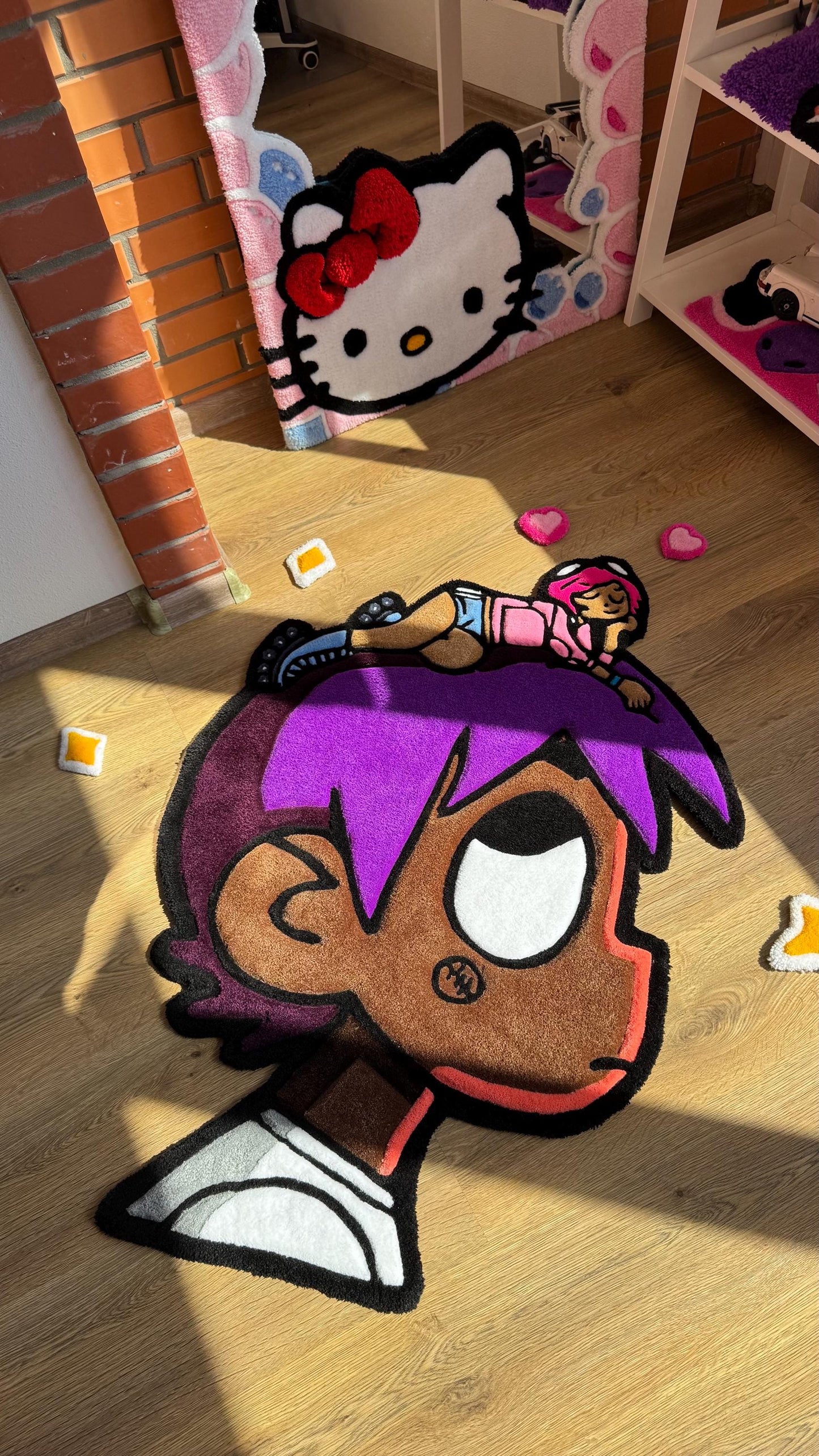 3.5 ft ~105 cm Custom tufted rug – Album Cover Carpet, Handmade Fluffy Rug, Meme Decor for Bedroom or Living Room, Cute Gift for Fans