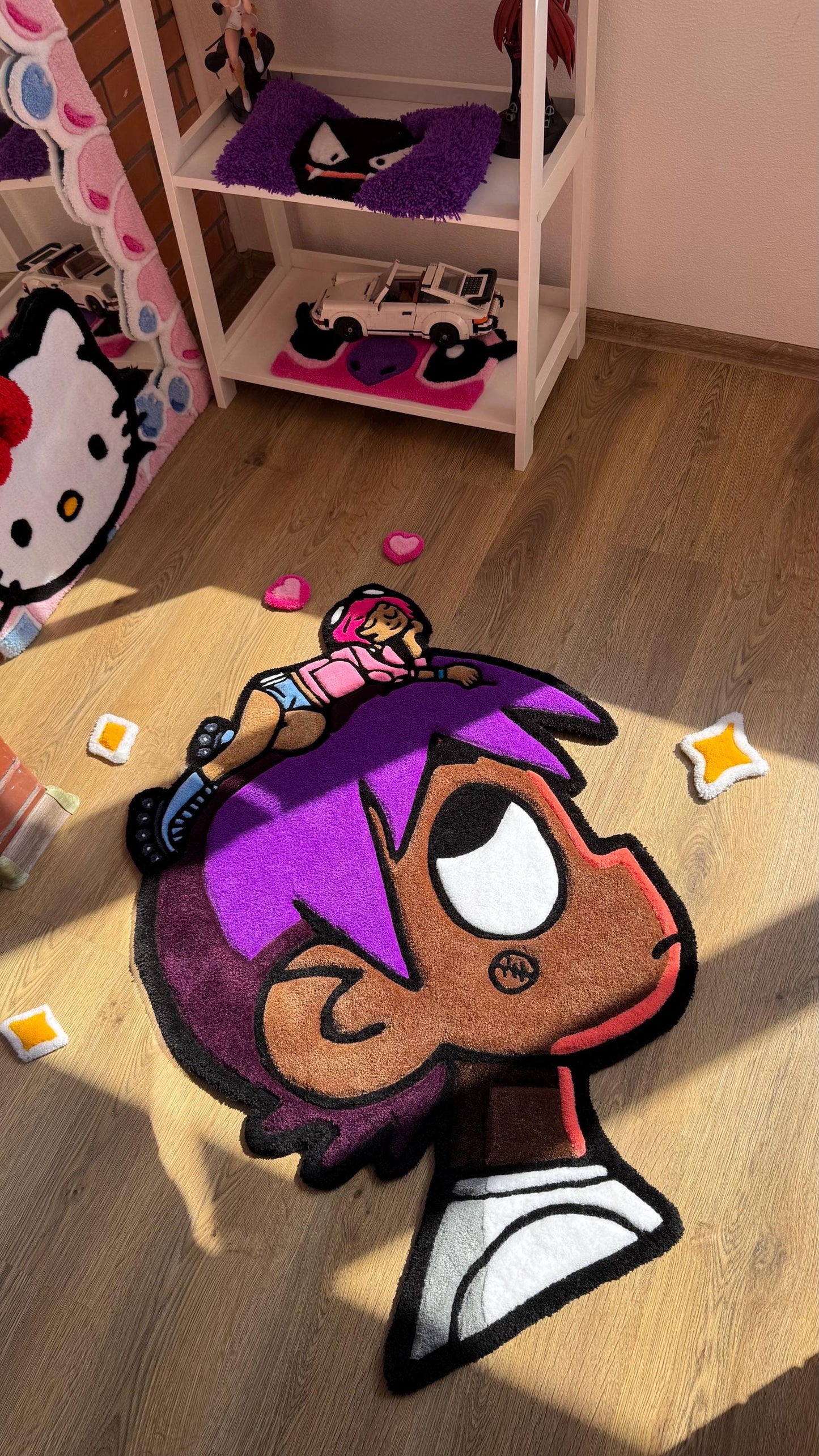 3.5 ft ~105 cm Custom tufted rug – Album Cover Carpet, Handmade Fluffy Rug, Meme Decor for Bedroom or Living Room, Cute Gift for Fans