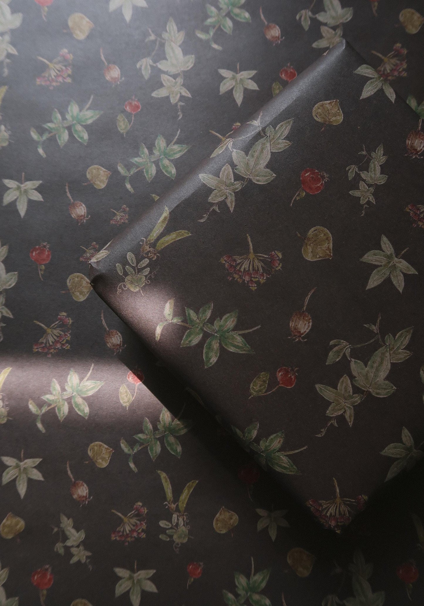 Botanical kraft Wrapping paper, Gift Wrap, Wrapping, Floral Gift Warp, Wrapping paper, gift paper, floral wrapping paper, recycled paper