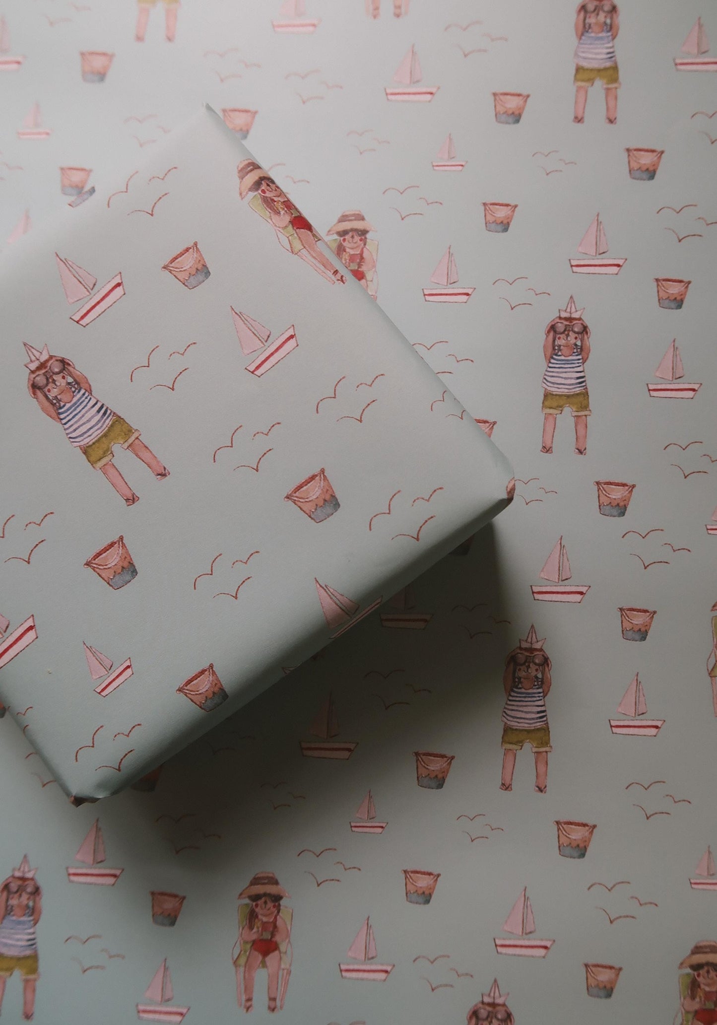 Summer wrapping paper, Gift Wrap, gift wrapping paper, Gift Warp, Wrapping paper, gift paper, illustrated wrapping paper, kids wrapping