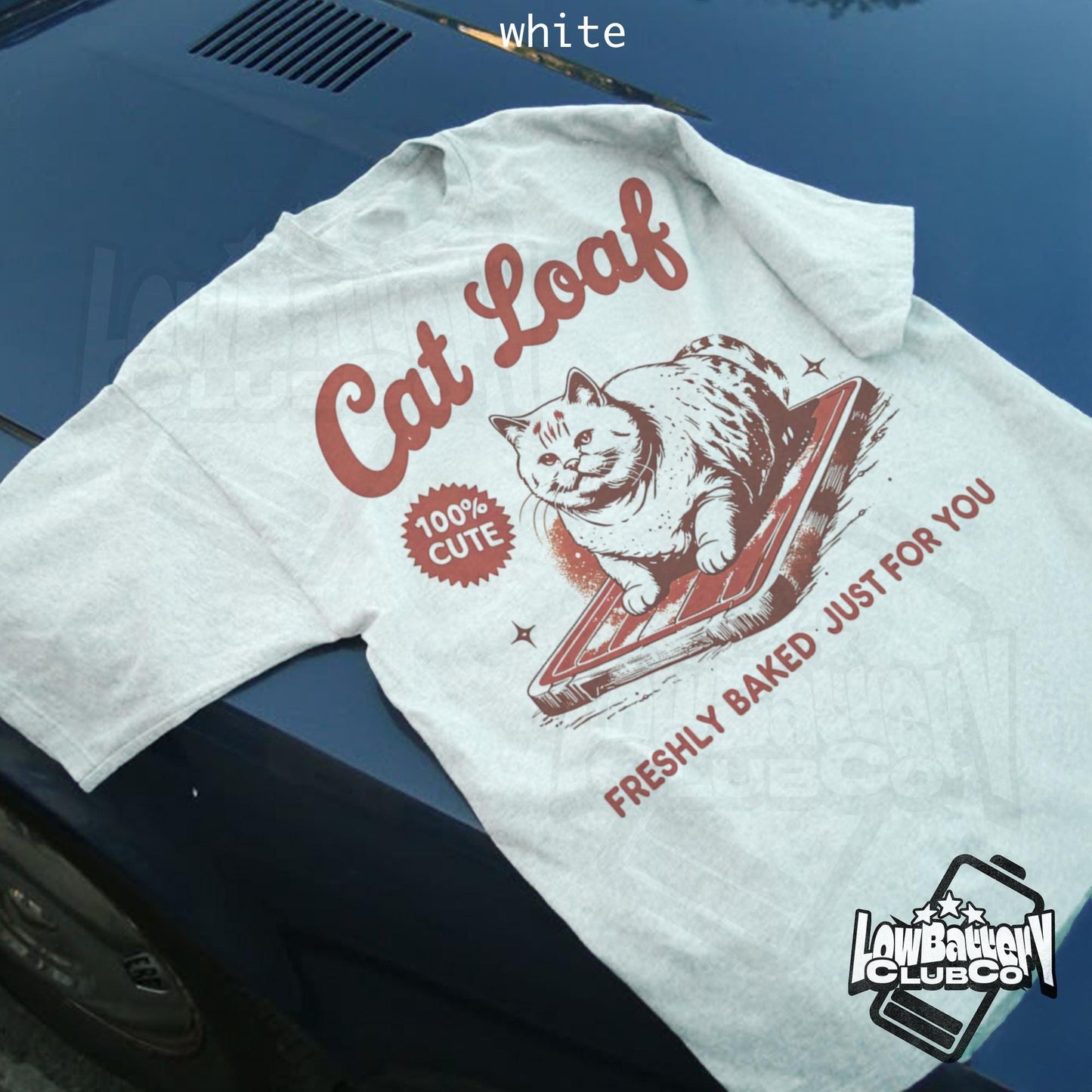 Funny Cat Loaf Tee, Cute Sarcastic Cat Shirt, Vintage Meme Graphic T-Shirt, Quirky Gift for Cat Lovers