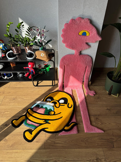 Jake Custom Tufted Wool Rug: Adventure Time Carpet