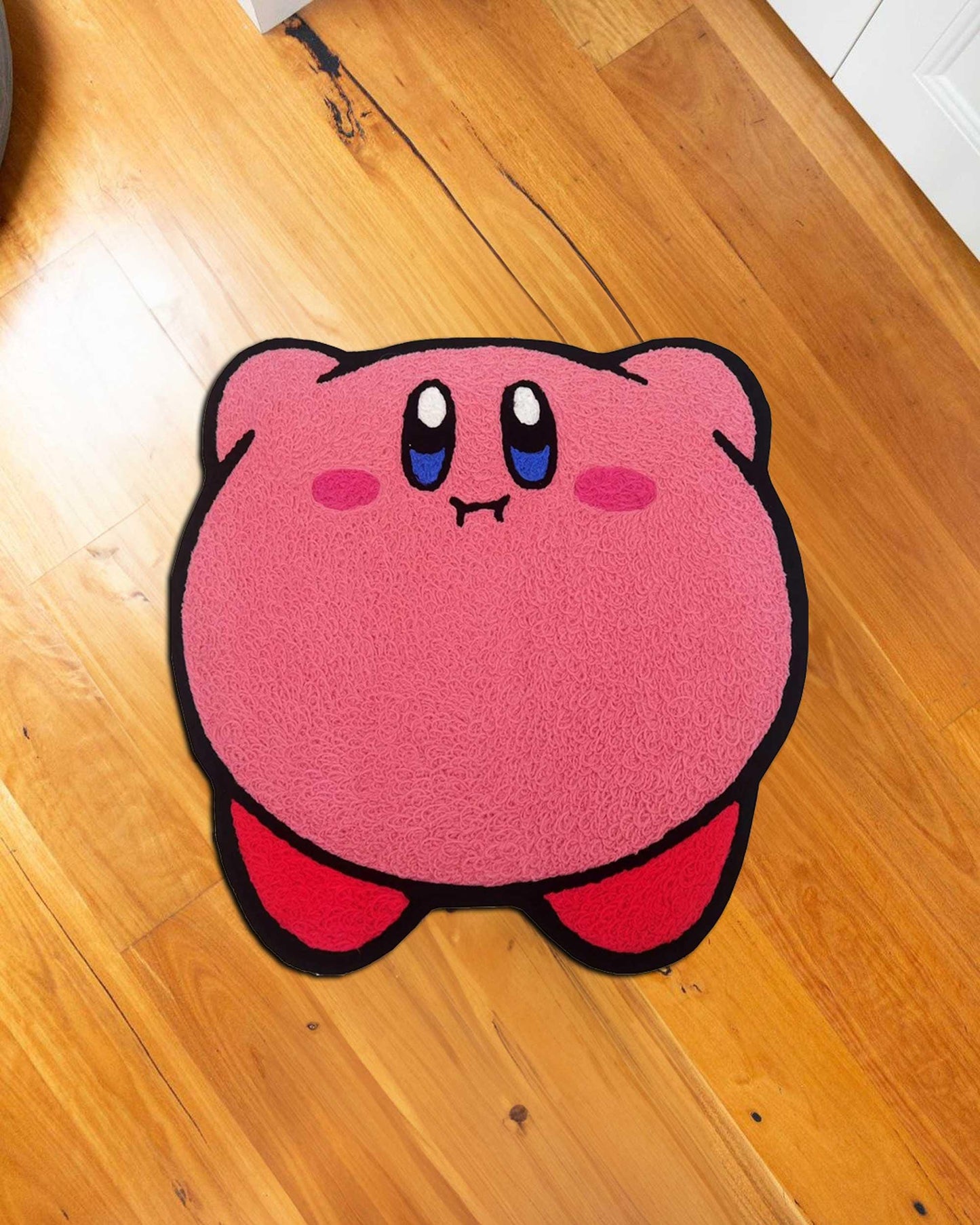 Kirby rug,Kirby Rug,Girl Room Decor,Pink Room Decor,cute kirby rug,Kids Room Decor, Kirby Decor,Video Game Rug,Kids Gift,Kirby CD,custom rug