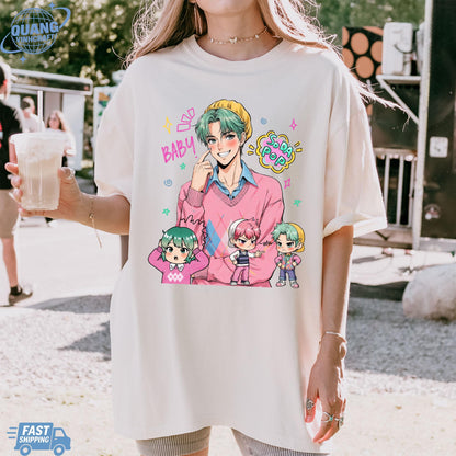 Baby Saja Unisex T-shirt, Saja Boys Soda Pop Tee, Kpop Cute Graphic Tee, KPDH Y2K Shirt, Baby Saja Fan Merch, Aesthetic Graphic Tshirt Gift