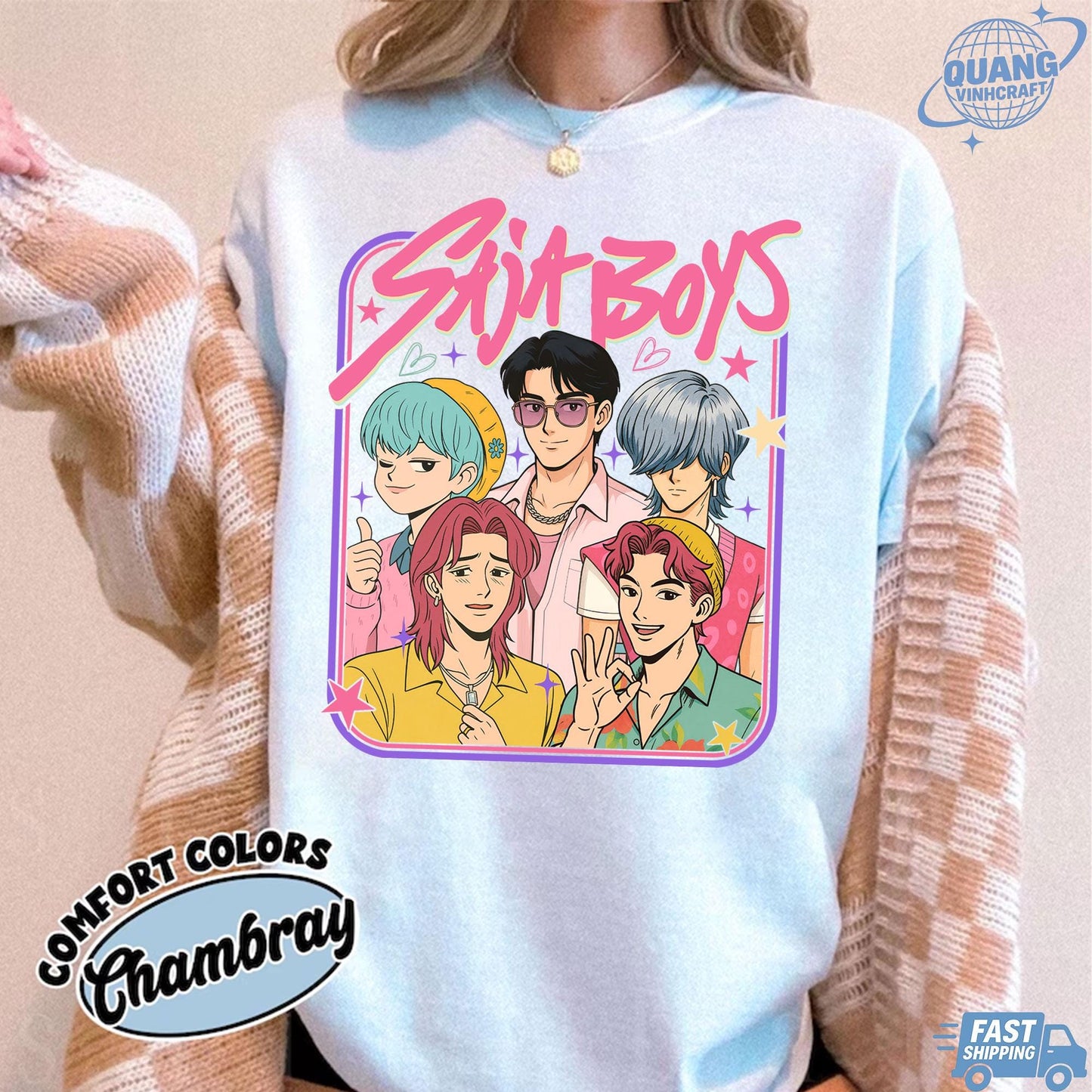 Saja Boys Boy Band Shirt, Kpop Demon Hunters Movie Shirt, Bootleg Retro Movie Shirt, Demon Hunters Merch Shirt