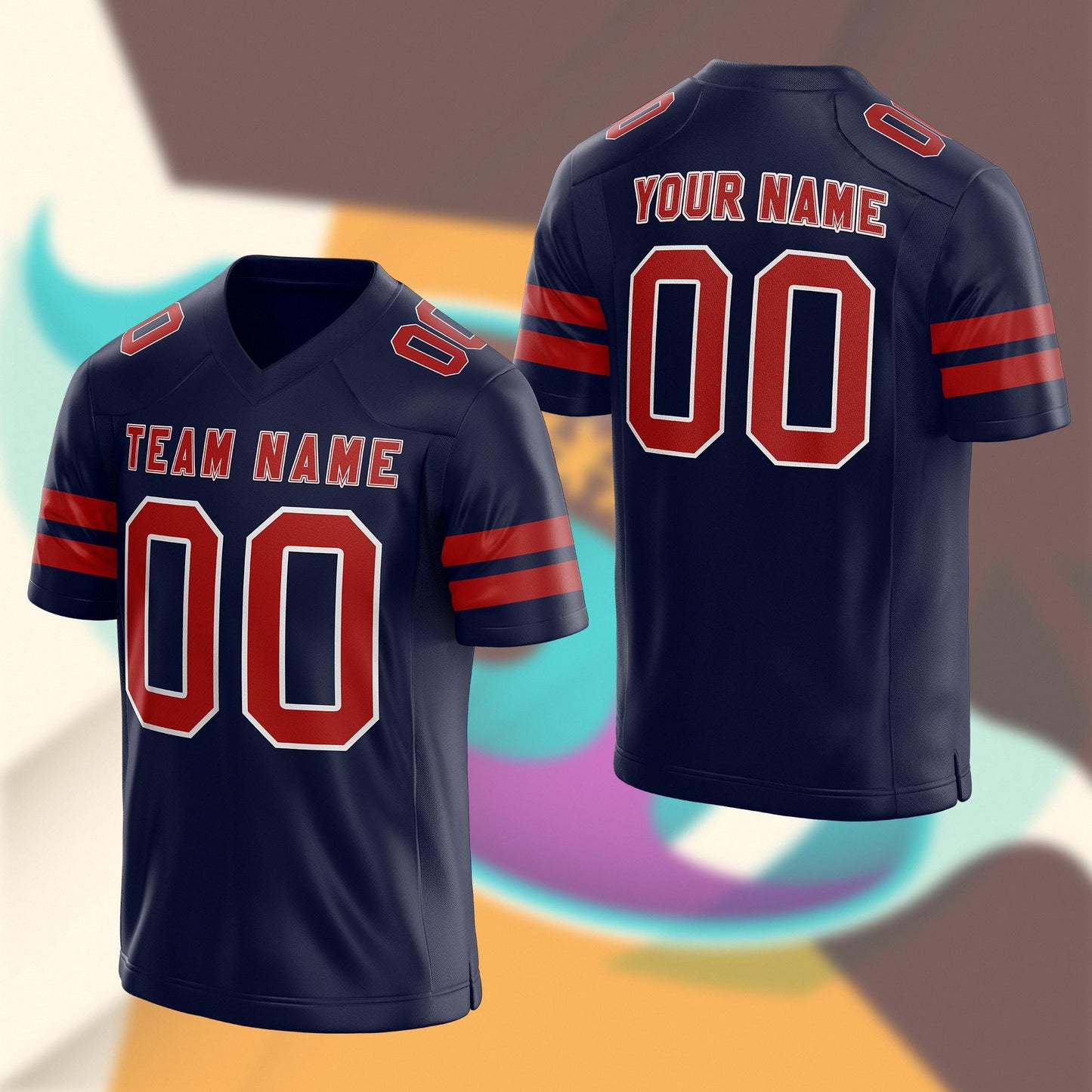Custom Football Jersey: Personalized Stitched or Printed Team Shirt
