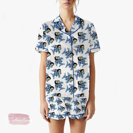 The Skin Of A Killer Bella Set – Funny Twilight Pajama Shorts | Edward Vampire Meme Sleepwear | Fandom Lounge Gift