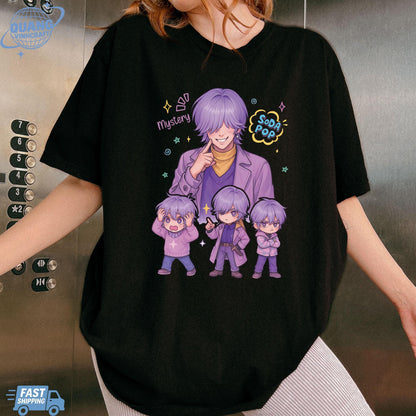 Mystery Unisex T-shirt, Saja Boys Soda Pop Tee, Kpop Cute Graphic Tee, KPDH Y2K Shirt, Mystery Fan Merch, Aesthetic Graphic Tshirt Gift