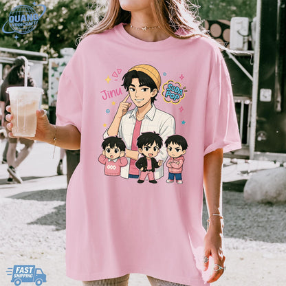 Jinu Unisex T-shirt, Saja Boys Soda Pop Tee, Kpop Cute Graphic Tee, KPDH Y2K Shirt, Jinu Fan Merch, Aesthetic Graphic Tshirt Gift