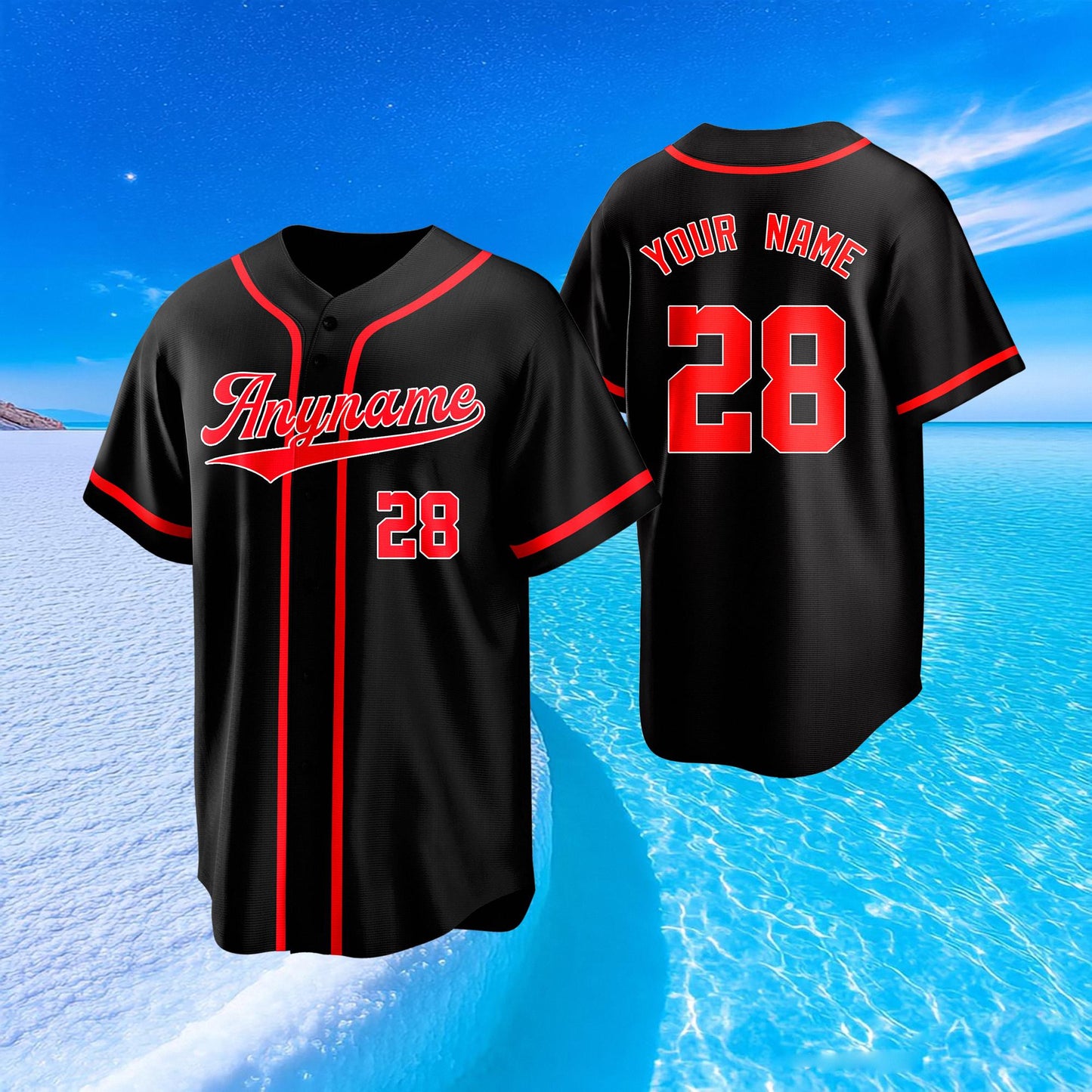 Custom Baseball Jerseys Personalized Stitched Printed Team Mesh Uniforms for Men, Women, Boys, and Girls Add Your Name, Number, or Logo