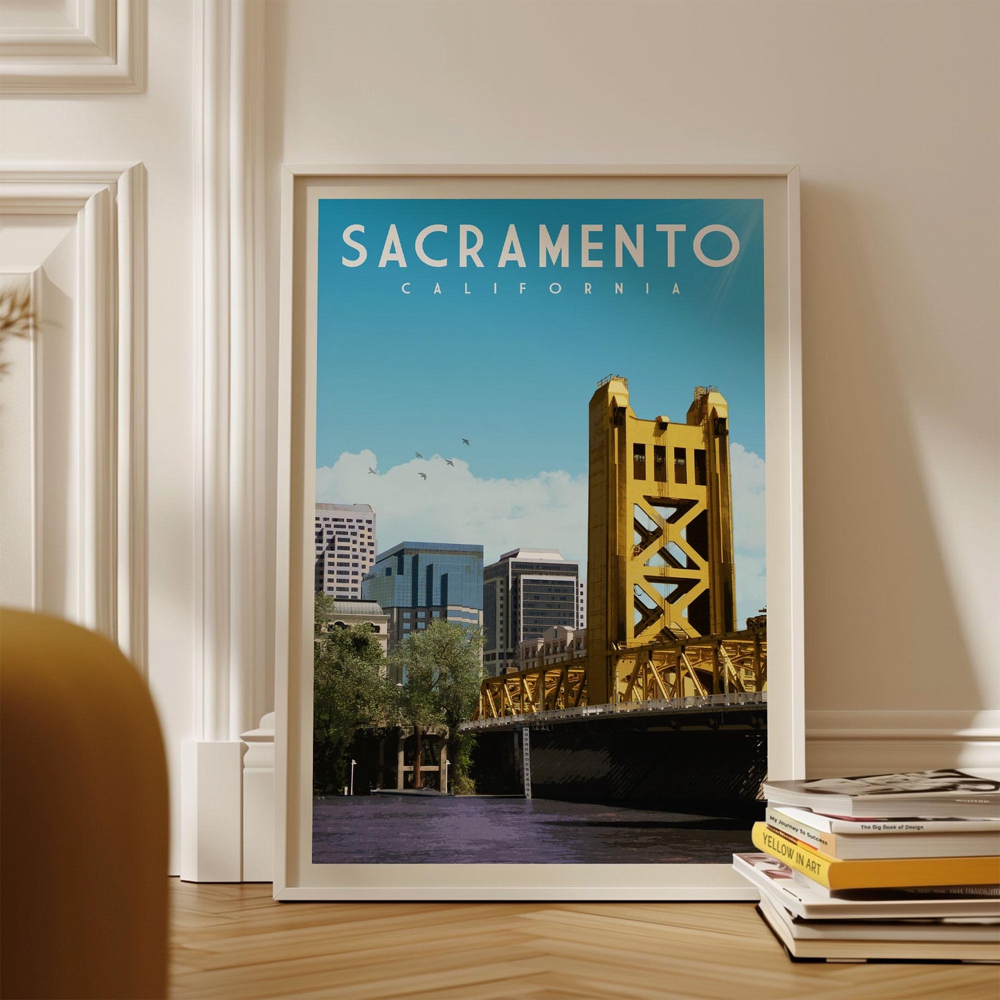 Sacramento Travel Poster, Sacramento Print, Sacramento Wall Art Canvas, Sacramento Gift, Sacramento Map, Sacramento California Postcard