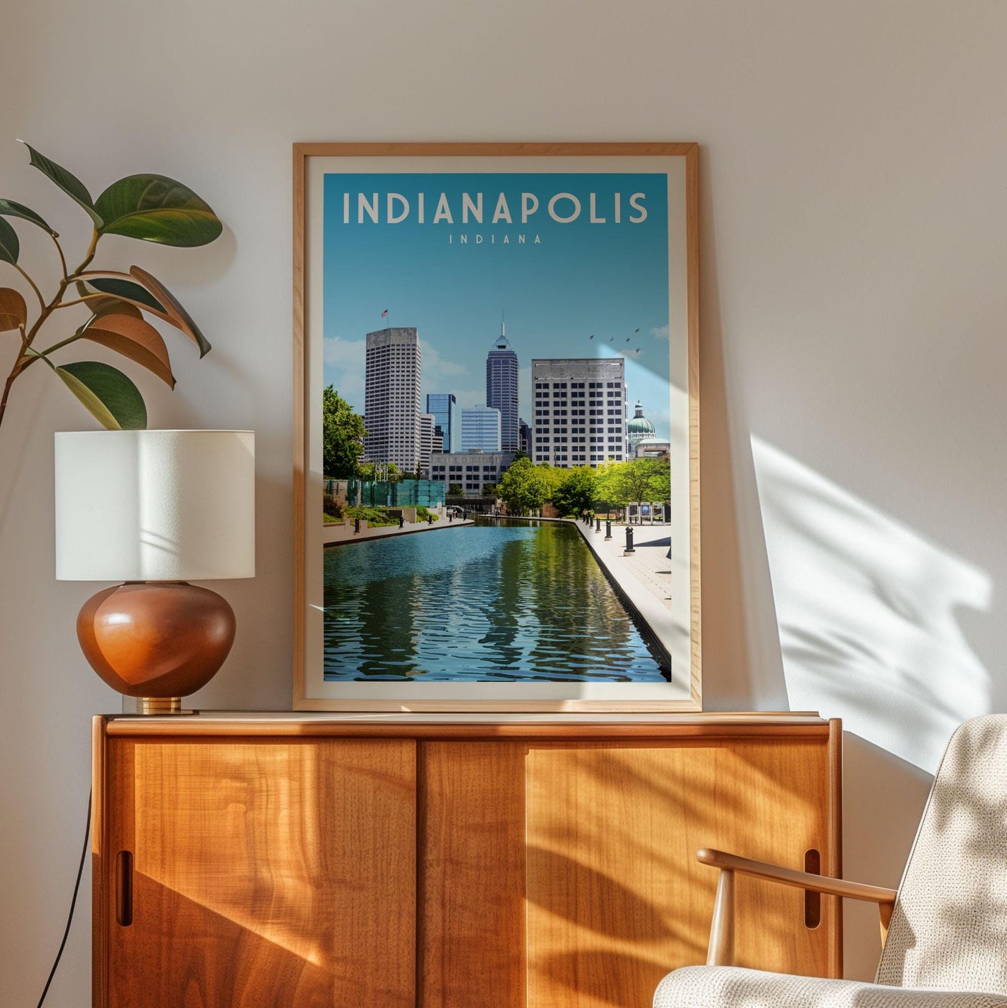 Indianapolis Indiana Print, Indianapolis Indiana Wall Art, Indianapolis Poster, Indiana Poster, Indianapolis Skyline, Indiana Wall Art