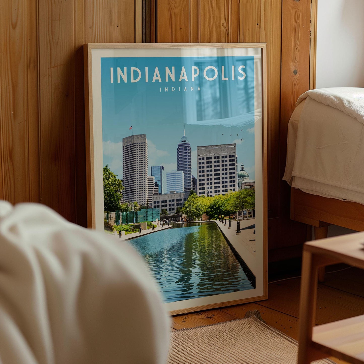 Indianapolis Indiana Print, Indianapolis Indiana Wall Art, Indianapolis Poster, Indiana Poster, Indianapolis Skyline, Indiana Wall Art