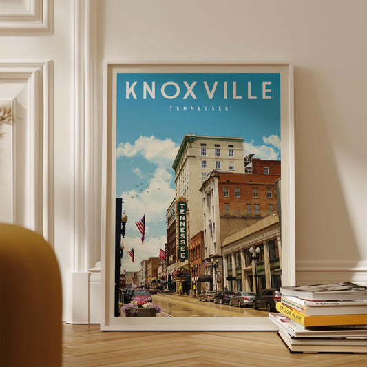 Knoxville Tennessee Print, Tennessee Theater Poster, Knoxville Wall Art, Tennessee Sign, Knoxville Map, Knoxville Home Decor, Knoxville Gift