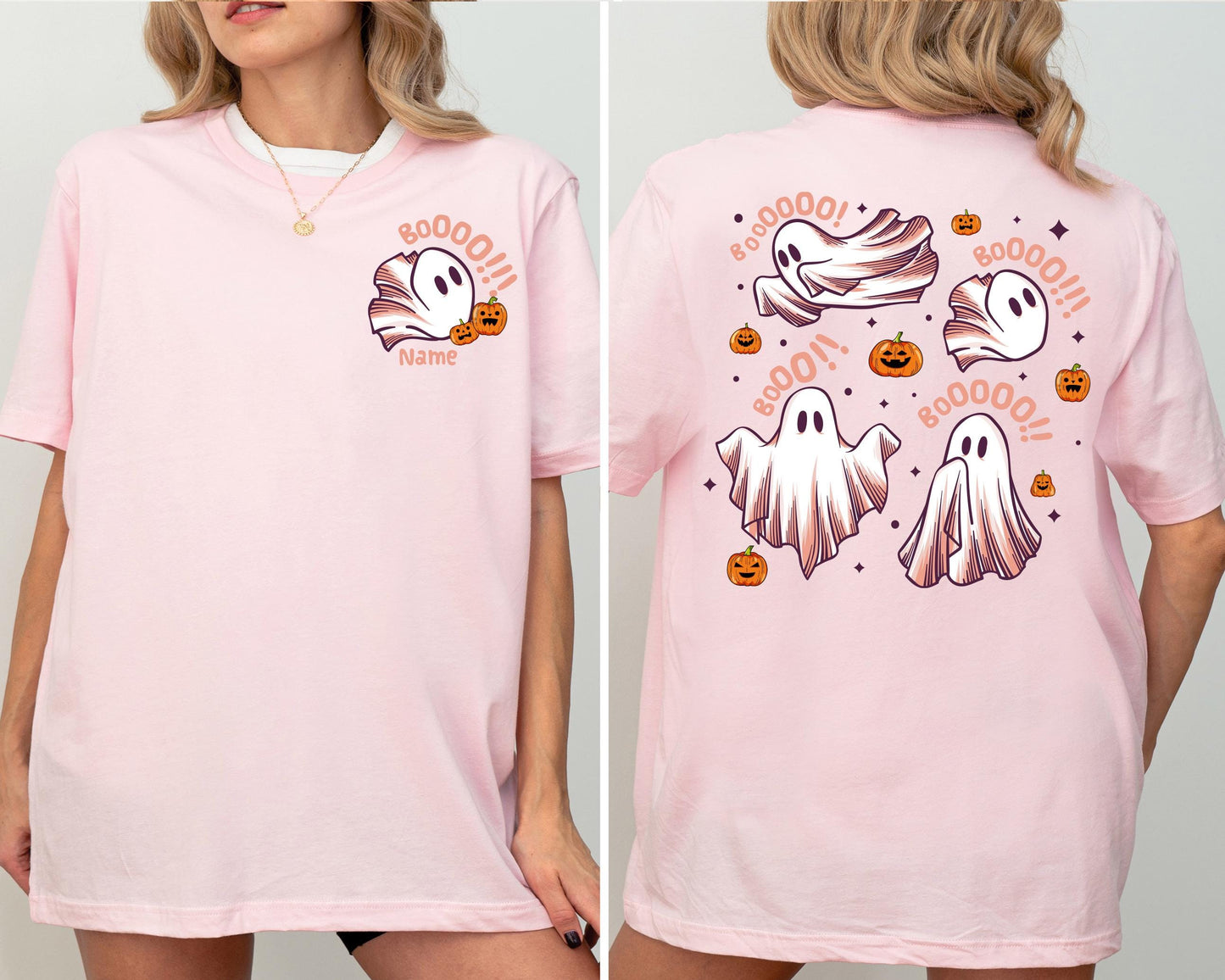 Halloween Ghost Shirt, Ghost Boo Sweatshirt, Custom Halloween T-Shirt, Trick Or Treat Pumpkin Tee, Spooky Season Shirt, Horror Season Trip