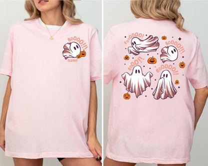 Halloween Ghost Shirt, Ghost Boo Sweatshirt, Custom Halloween T-Shirt, Trick Or Treat Pumpkin Tee, Spooky Season Shirt, Horror Season Trip