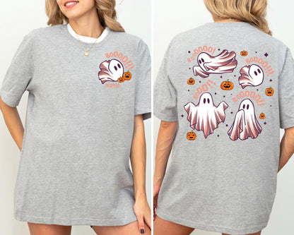 Halloween Ghost Shirt, Ghost Boo Sweatshirt, Custom Halloween T-Shirt, Trick Or Treat Pumpkin Tee, Spooky Season Shirt, Horror Season Trip