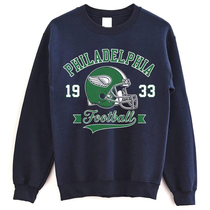 Philadelphia Football Sweatshirt, Football Tee, Philadelphia Fans Shirt, Philadelphia Football Shirt, Philadelphia Retro, Vintage Style Gift