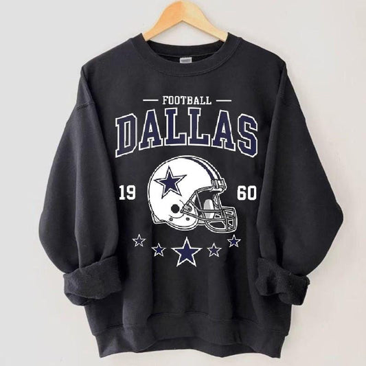Vintage Dallas Football Sweatshirt, Dallas Shirt, Game Day Shirt, Trendy Dallas Football Fan Gift, Dallas Game Day Shirt