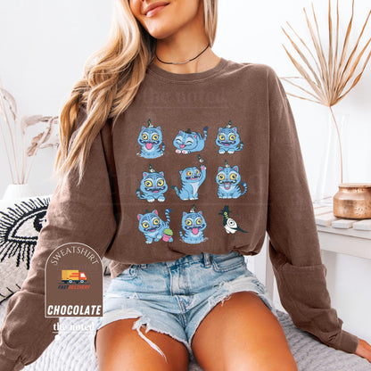 Funny Demon Hunters Kpop Movie Sweatshirt, Cute Animal Gift, Gift For Her, Demon Hunter Tiger Merch, Kpop Movie Shirt, Hunters Tiger Sweater